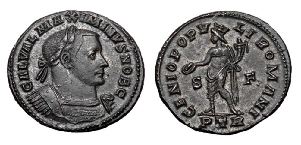 Trier - GENIO POPVLI ROMANI munzen trier genio popvli romani