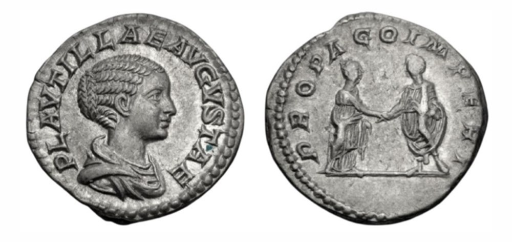 Plautilla - PROPAGO IMPERI - Rome munzen antike bis romische imperial und republik plautilla propago imperi rome