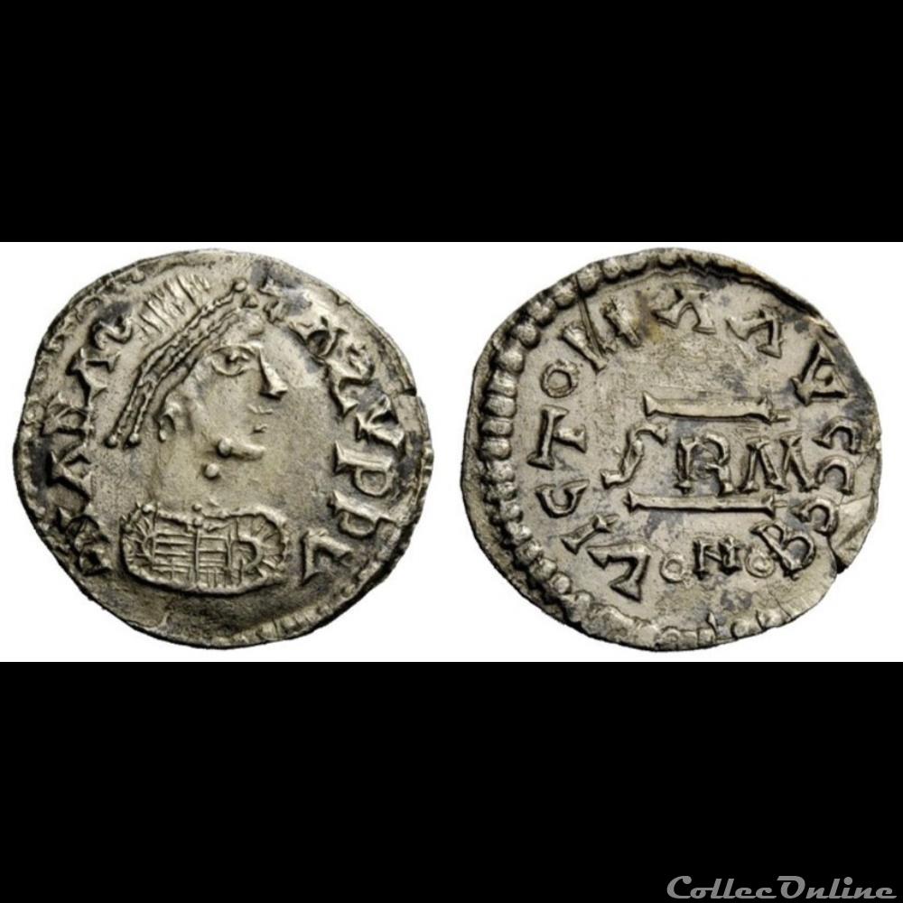 Half-Siliqua in the name of Anastasius munzen half siliqua in the name of anastasius