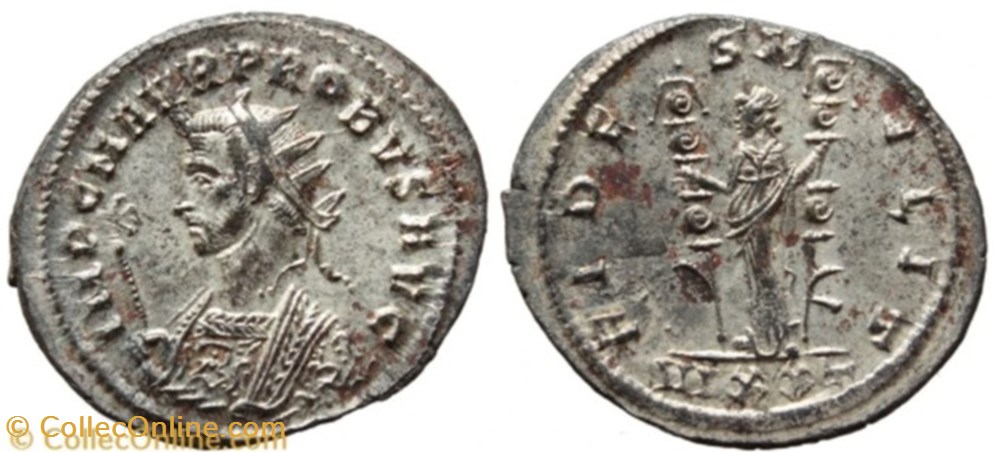 Ticinum - FIDES MILIT munzen antike bis romische imperial und republik ticinum fides milit