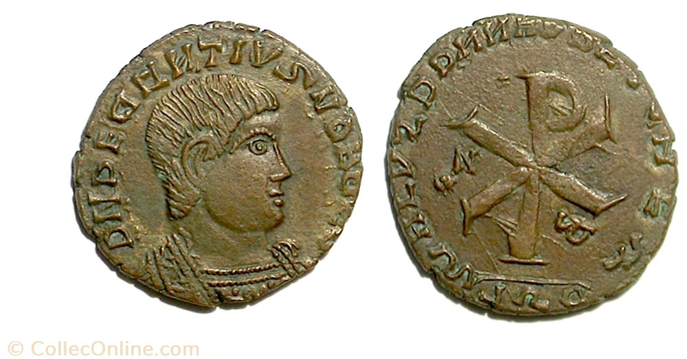 Decentius - SALVS DD NN AVG ET CAES - Imitation munzen antike vor j bi nach romische decentius salvs dd nn avg et caes imitation