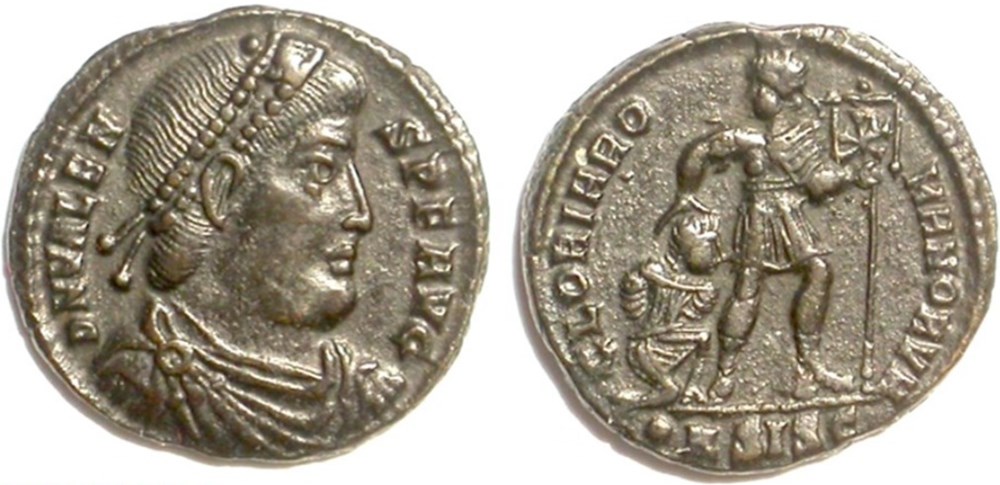 Siscia - GLORIA ROMANORVM munzen antike bis romische imperial und republik siscia gloria romanorvm