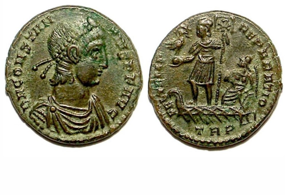 munzen antike bis romische imperial und republik trier fel temp reparatio maiorina
