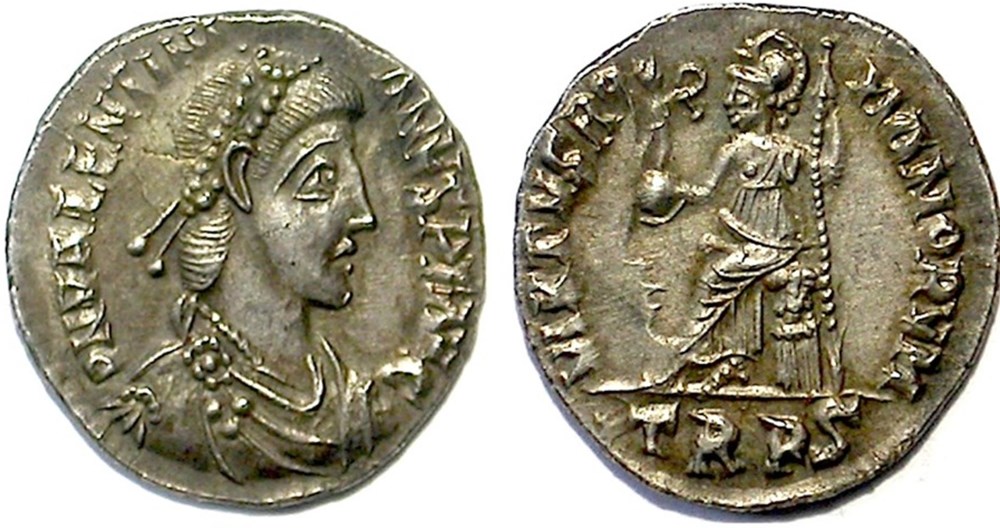Valentinianus II munzen antike bis romische imperial und republik valentinianus ii