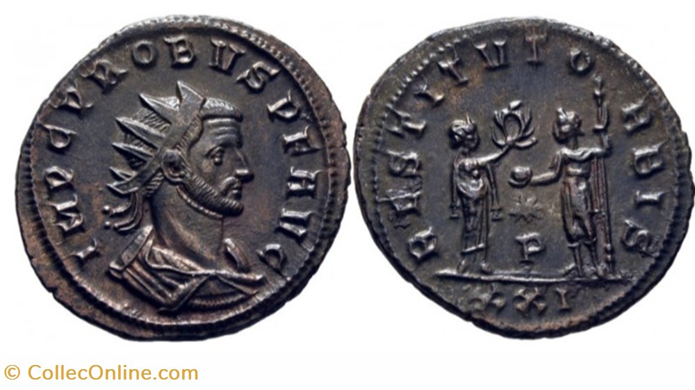 Siscia - RESTITVT ORBIS munzen antike romische imperial und republik siscia restitvt orbis