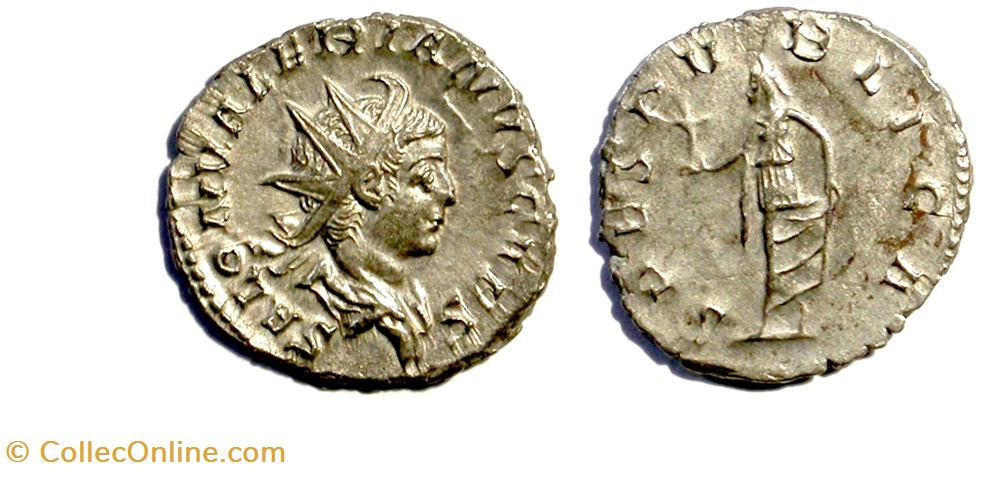 Cologne - Saloninus - SPES PVBLICA munzen antike bis romische imperial und republik cologne saloninus spes pvblica