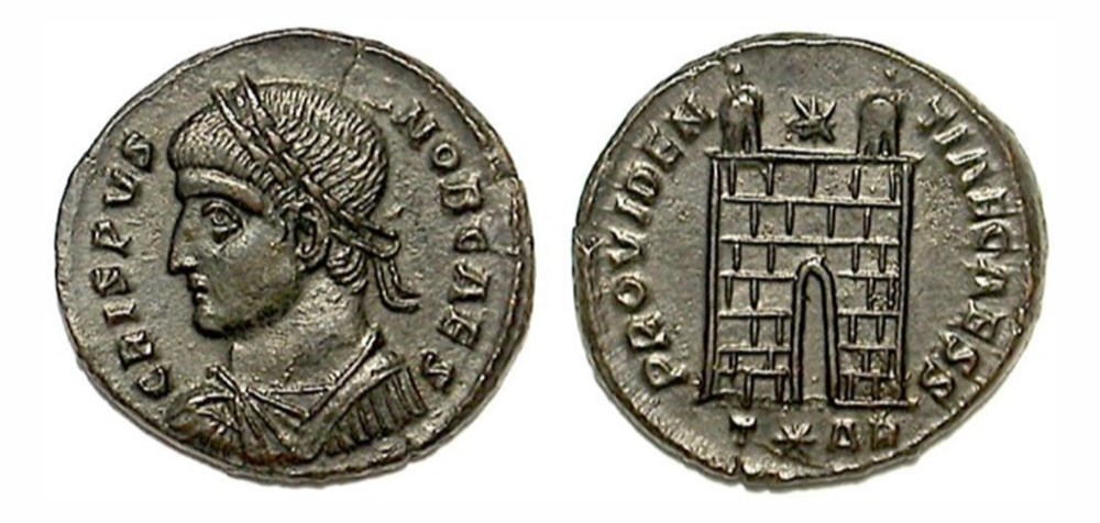 munzen antike bis romische imperial und republik arles providentiae caess