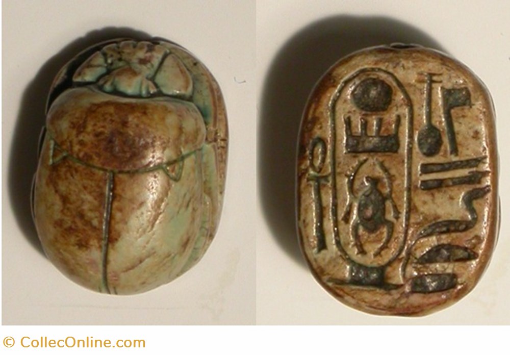 Scarab - Thutmoses III kunst antiquitaten archaologie afrika scarab thutmoses iii