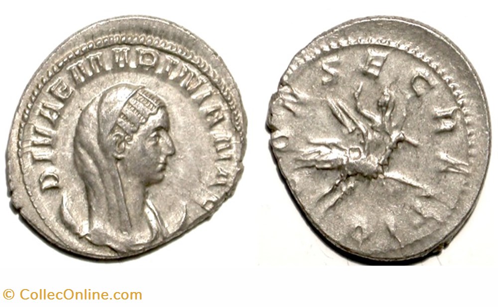 munzen antike bis romische imperial und republik diva mariniana consecratio
