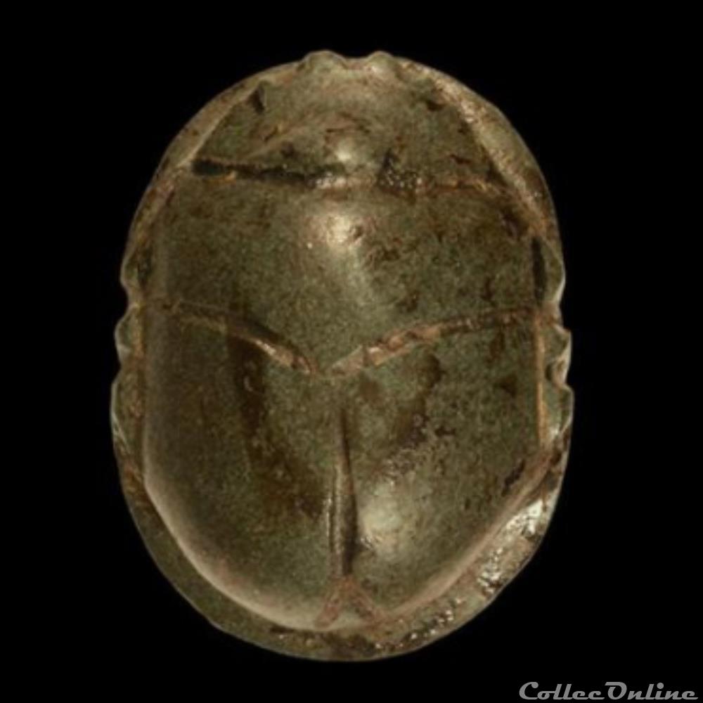 Heart Scarab - Third intermediate to late period kunst antiquitaten archaologie afrika heart scarab third intermediate to late period