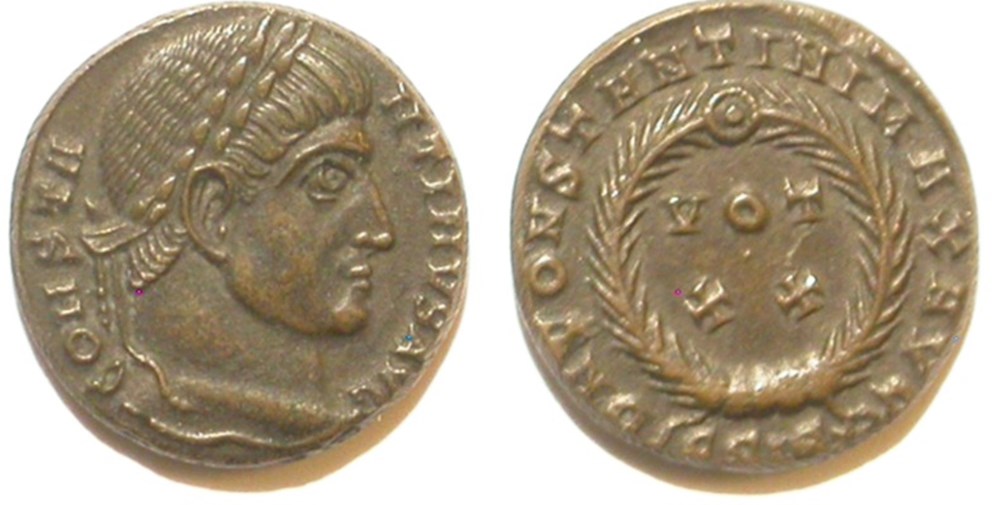 Siscia - DN CONSTANTINI MAX AVG munzen antike bis romische imperial und republik siscia dn constantini max avg