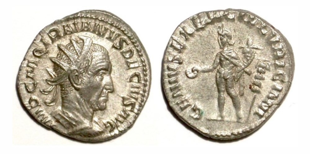 munzen antike bis romische imperial und republik rome genivs exerc illyriciani