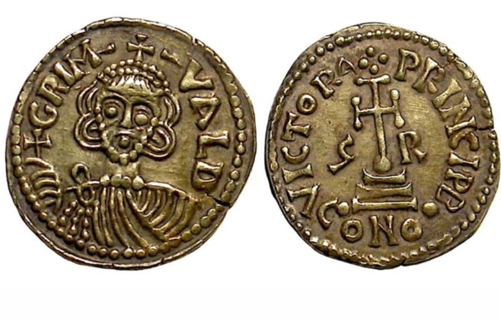 munzen grimwald solidus