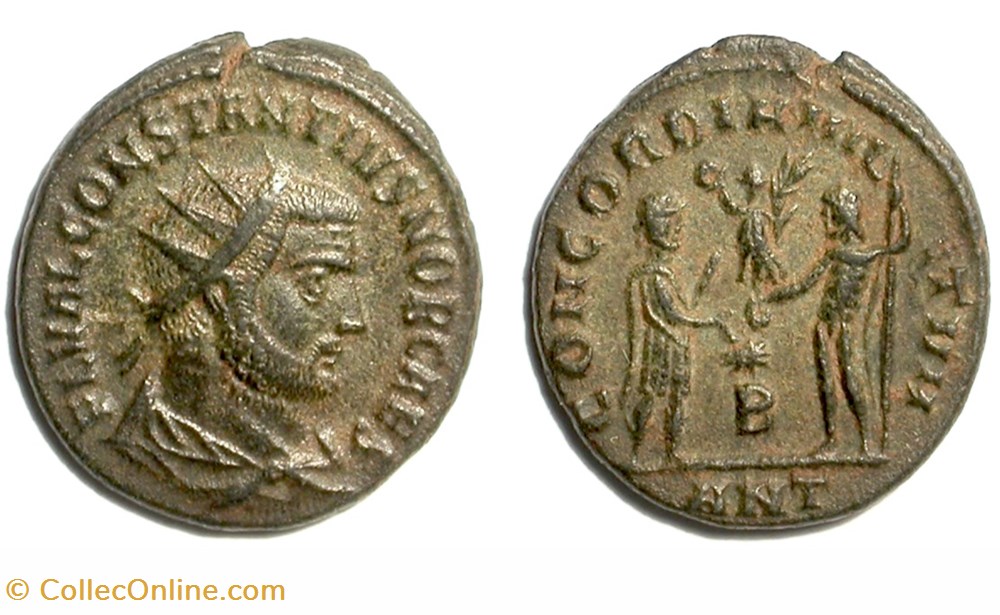 Constantius I Caesar - Antioch munzen antike bis romische imperial und republik constantius i caesar antioch