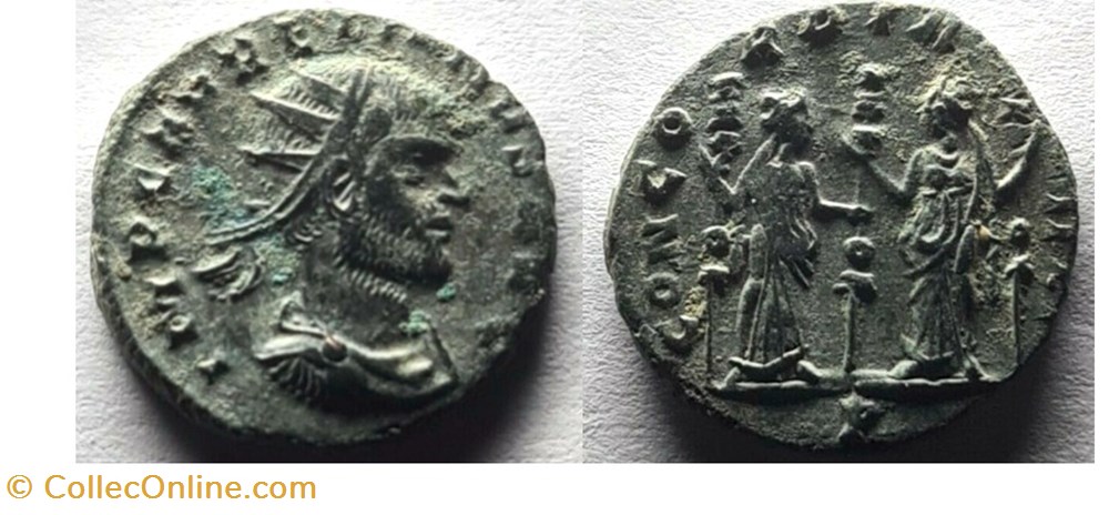 Siscia - CONORDIA MILI munzen antike bis romische imperial und republik siscia conordia mili