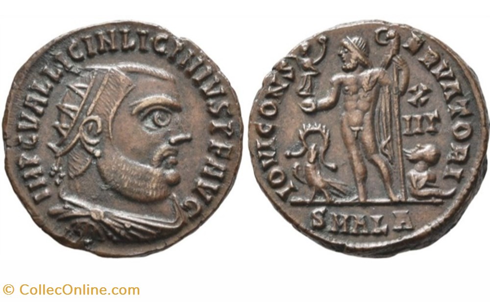 Licinius - IOVI CONSERVATORI AVGG - Alexandria munzen antike bis romische imperial und republik licinius iovi conservatori avgg alexandria