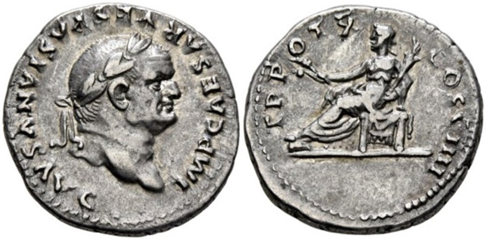 Vespasian - TR POT X COS VIIII - Rome munzen antike bis romische imperial und republik vespasian tr pot x cos viiii rome