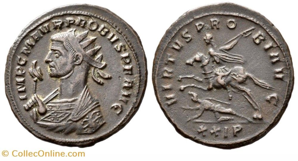 Siscia - VIRTVS PROBI AVG munzen antike bis romische imperial und republik siscia virtvs probi avg