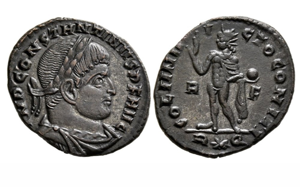Rome - SOLI INVICTO COMITI munzen antike bis romische imperial und republik rome soli invicto comiti