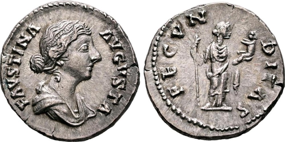 munzen antike bis romische imperial und republik faustina junior