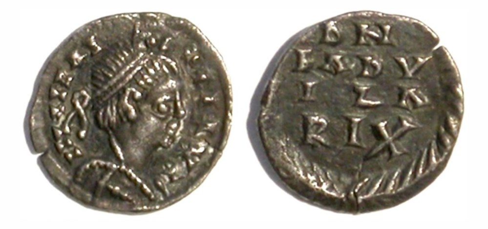 munzen barbarische konigreiche bis ostgotisches konigreich baduila quarter siliqua ticinum