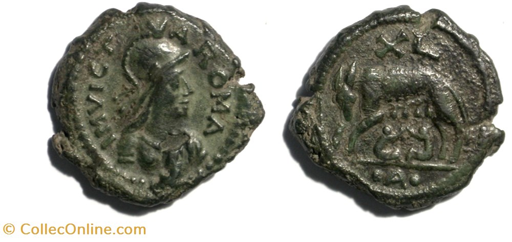 munzen antike vor j bis nach athalaric follis 40 nummi