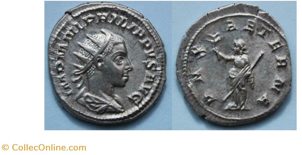 Rome - PAX AETERNA - Philip II munzen antike bis romische imperial und republik rome pax aeterna philip ii