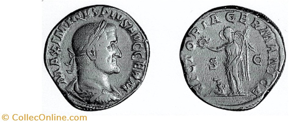 munzen antike vor j bis nach romische republikanische imperial maximinus thrax victoria germanica