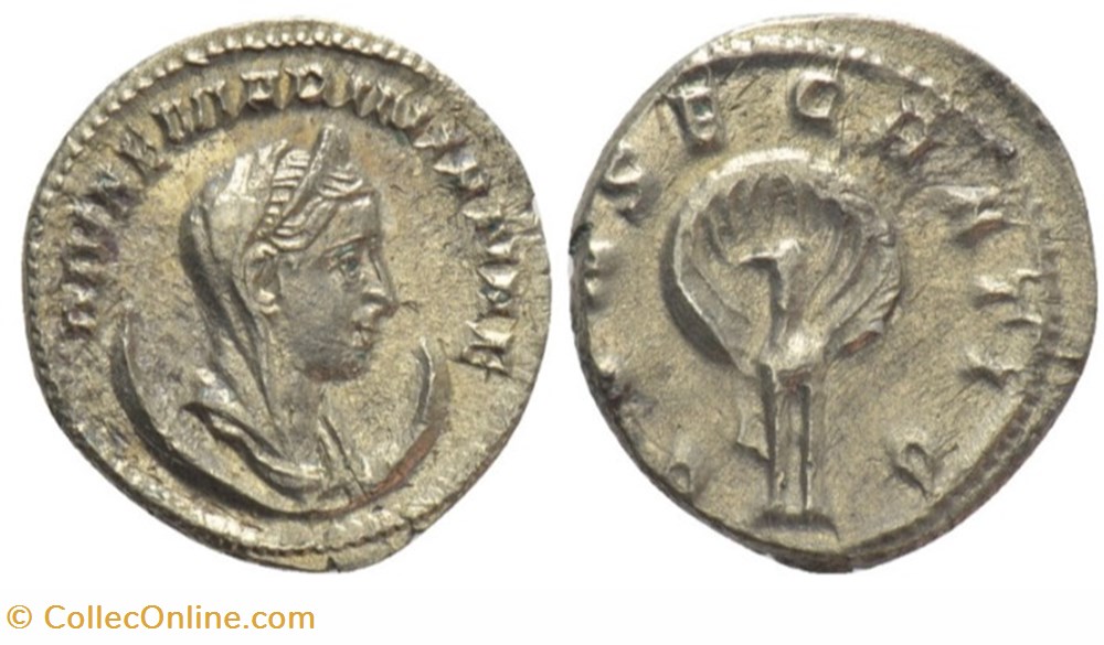 Diva Mariniana - CONSECRATIO munzen antike bis romische imperial und republik diva mariniana consecratio