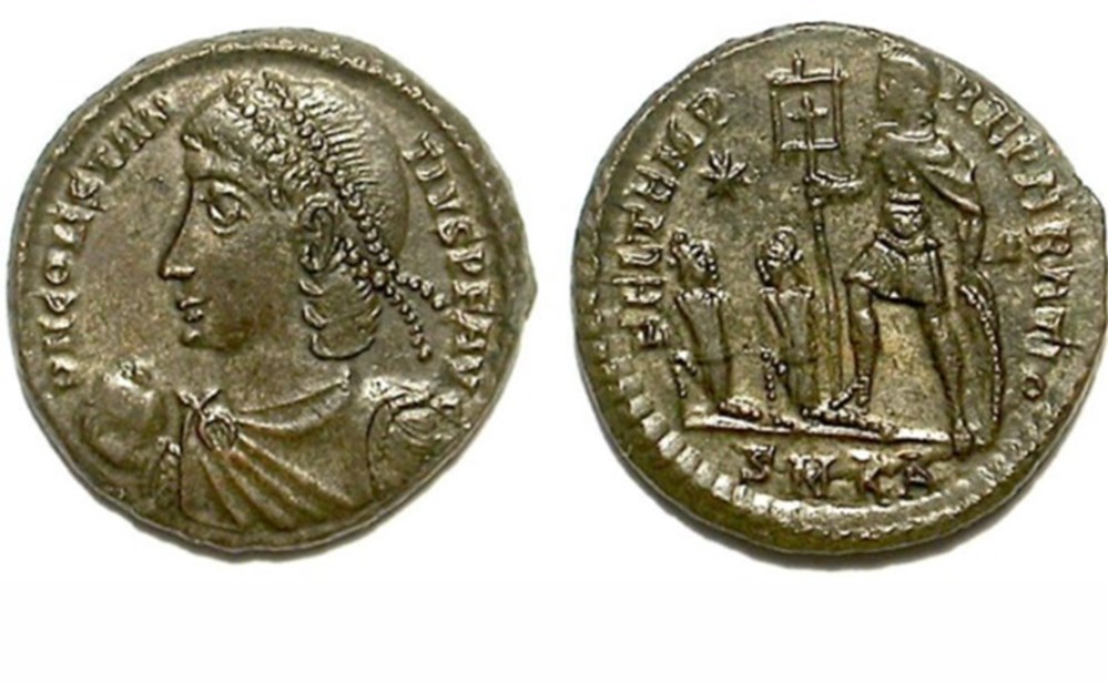 Cyzikus - FEL TEMP REPARATIO - Half-Maiorina munzen antike bis romische imperial und republik cyzikus fel temp reparatio half maiorina