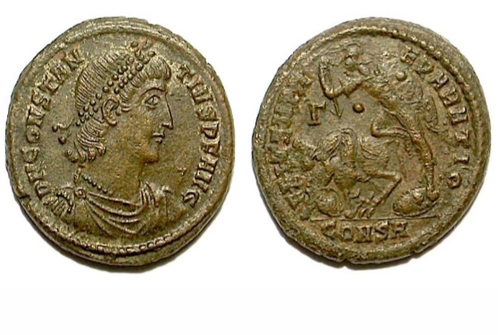 Constantinople - FEL TEMP REPARATIO - Maiorina (v) munzen antike bis romische imperial und republik constantinople fel temp reparatio maiorina v