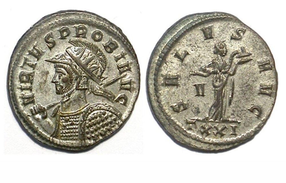 Ticinum - SALVS AVG munzen antike bis romische imperial und republik ticinum salvs avg