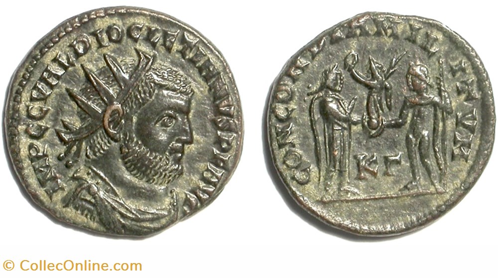 Diocletian - Cyzicus munzen antike bis romische imperial und republik diocletian cyzicus