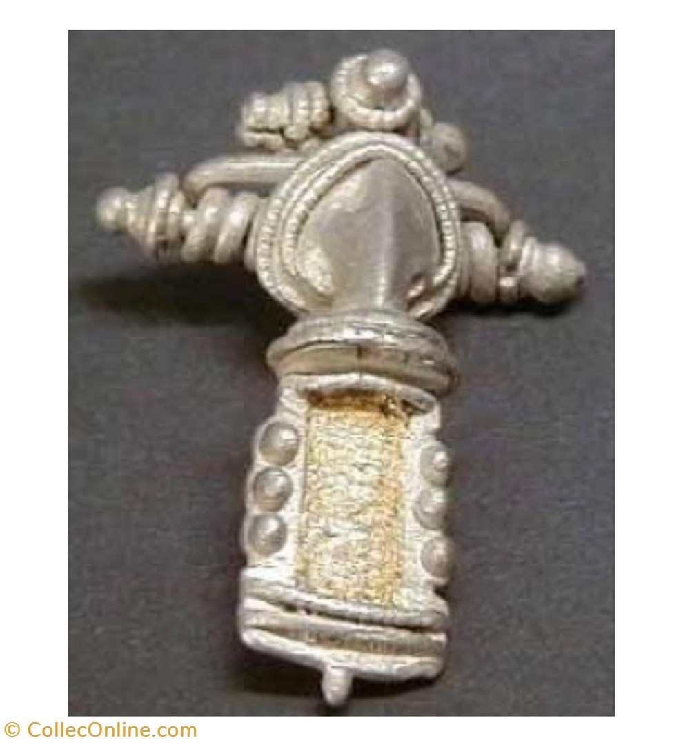 kunst antiquitaten archaologie europa fibula ca ad 300 elbe germanic