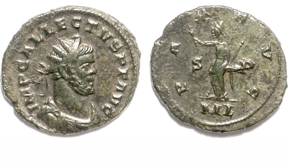 London - PAX AVG - Allectus munzen antike bis romische imperial und republik london pax avg allectus