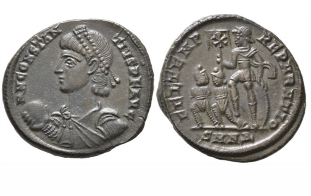 munzen antike bis romische imperial und republik nicomedia fel temp reparatio half maiorina