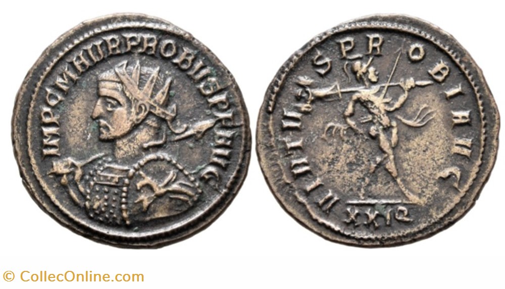 munzen antike bis romische imperial und republik siscia virtvs probi avg