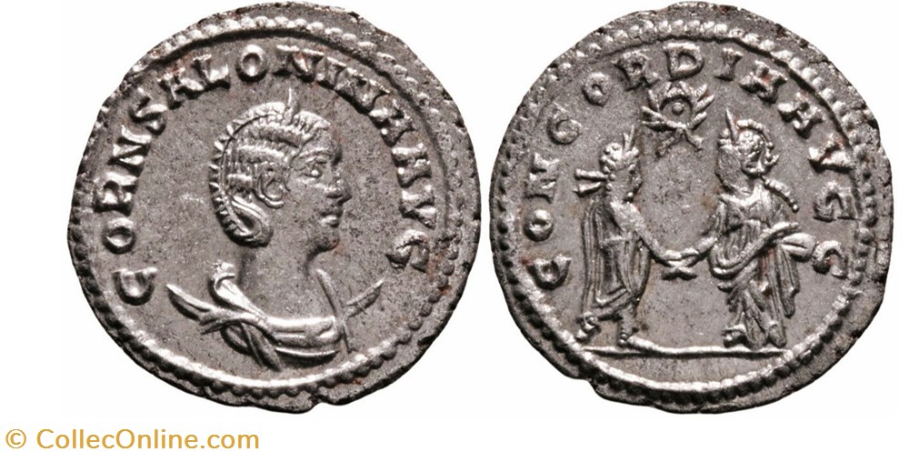 Salonina - CONCORDIA AVGG - Samosata munzen antike bis romische republik und imperial salonina concordia avgg samosata