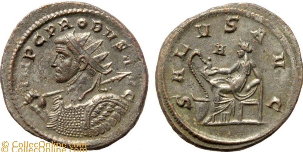 Ticinum - SALVS AVG munzen antike bis romische imperial und republik ticinum salvs avg