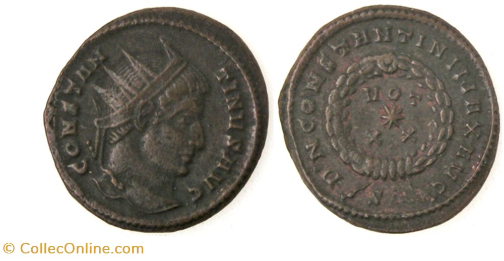 Ticinum - DN CONSTANTINI MAX AVG munzen antike bis romische imperial und republik ticinum dn constantini max avg