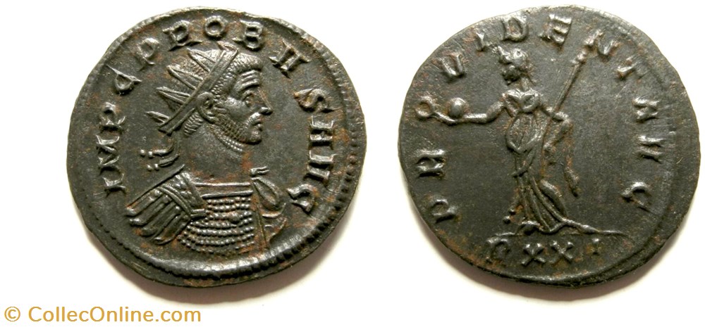 Ticinum - PROVIDENT AVG munzen antike bis romische imperial und republik ticinum provident avg