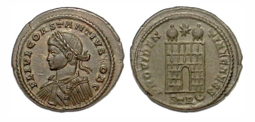 Trier - PROVIDENTIAE CAESS munzen antike bis trier providentiae caess