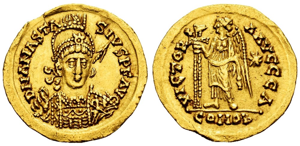 Theoderic (Anastasius) munzen barbarische konigreiche bis theoderic anastasius