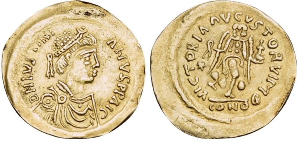 Justinian munzen antike bis justinian