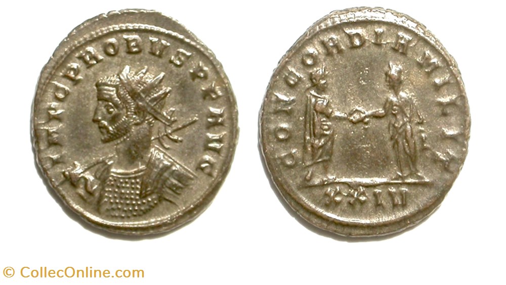 Siscia - CONCORDIA MILIT munzen antike bis romische imperial und republik siscia concordia milit