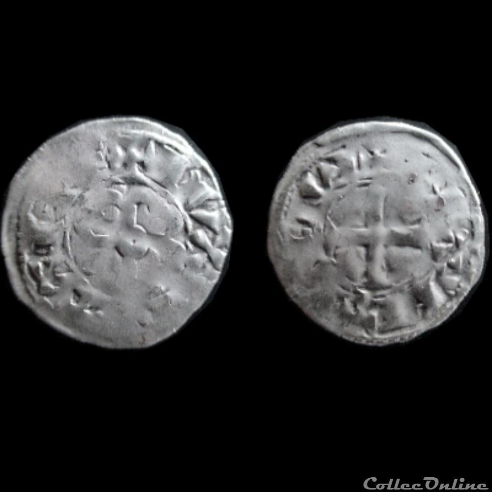 monnaies europe medievale france feodales denier anonyme nantes variante