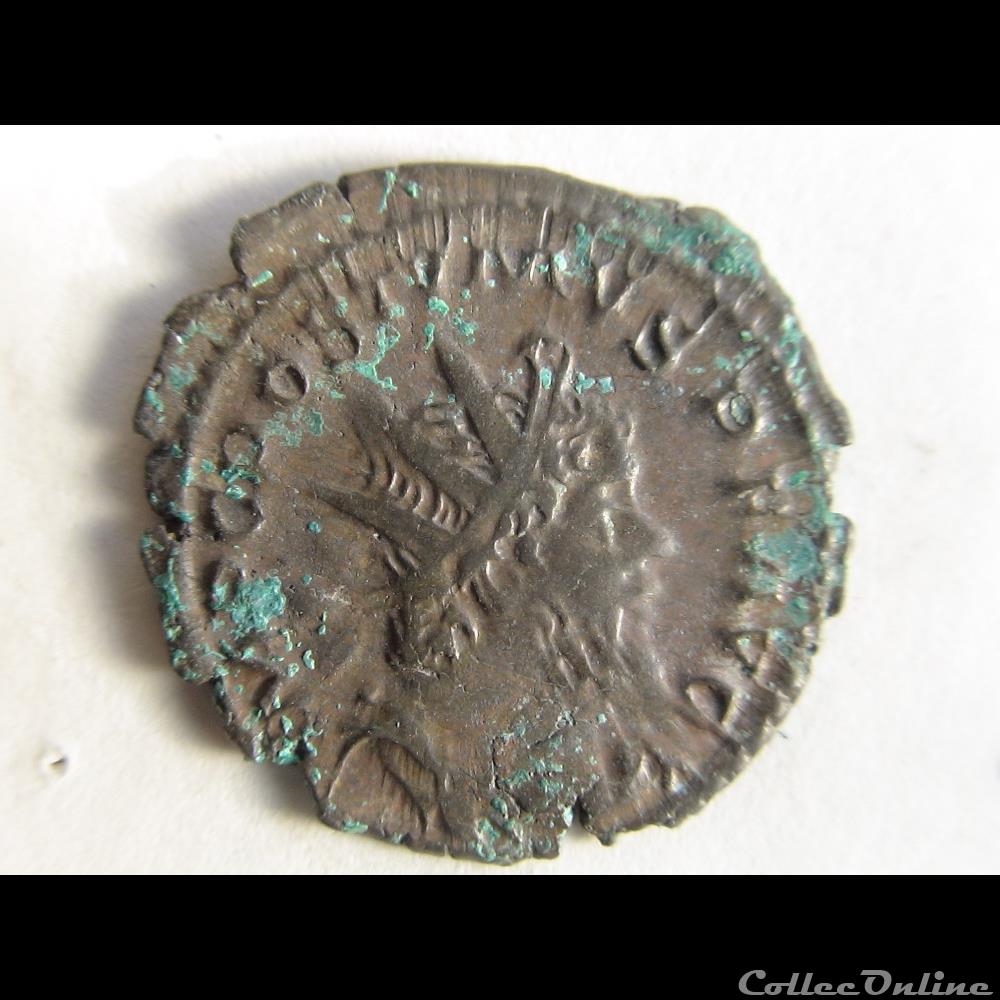 POSTUME 269 TREVES IMP X COS V monnaie antique romaine postume 269 treves imp x cos v