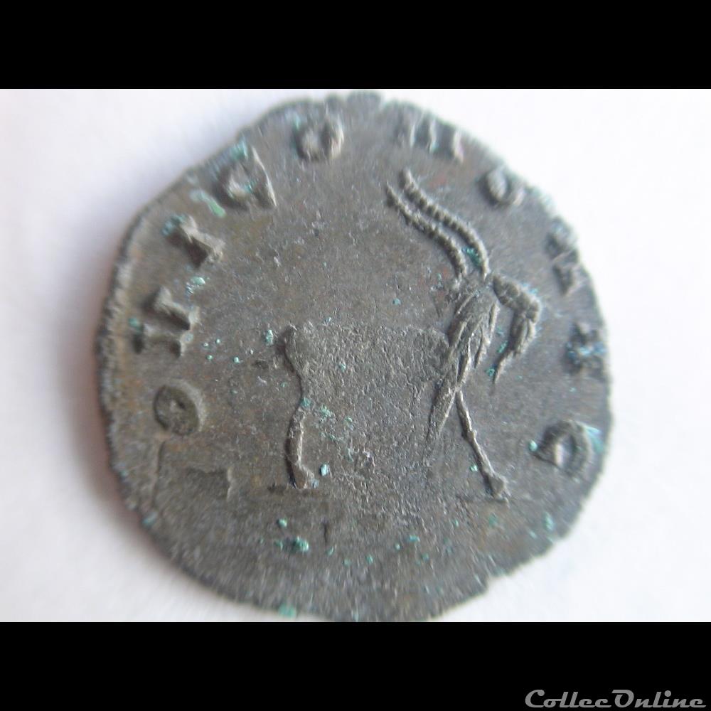 monnaie antique romaine gallien 267 268 rome bestiaire chevre a droite