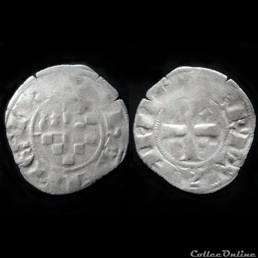 monnaie france feodale denier jean ii 1286 1305 jugon