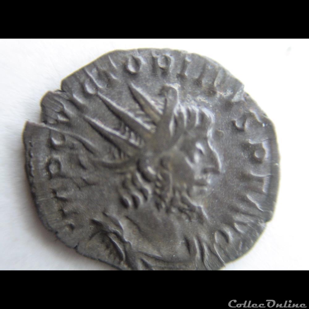 monnaie antique romaine victorin 270 treves invictus
